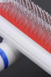 BUFFER® Paslanmaz Evcil Hayvan Kedi Köpek Tüy Tarama Toplama Fırçası Kolay Temizlenir Bakım Aleti - 11