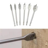 BUFFER® 6 Parça Tahta Ahşap Oyma Yaprak Matkap Ucu Seti - 1