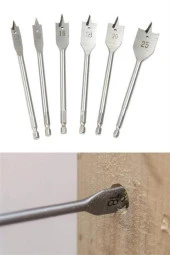 BUFFER® 6 Parça Tahta Ahşap Oyma Yaprak Matkap Ucu Seti - 9