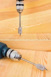 BUFFER® 6 Parça Tahta Ahşap Oyma Yaprak Matkap Ucu Seti - 10