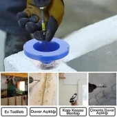 BUFFER® Matkap Ucu Kirlenme Tozlanma Önleyici Toz Haznesi Toz Toplayıcı Aparat - 8