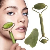 BUFFER® Yeşim Taşı Çift Taraflı Cilt Masaj Aleti - 5