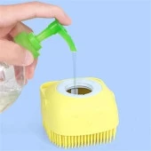 BUFFER® Yumuşak Silikon Malzemeli Esnek Jel Hazneli Masaj Fonksiyonlu Etkili Banyo Duş Kese Lifi - 3