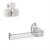 BUFFER® Akrilik Banyo Tuvalet Kağıt Tutacağı Tuvalet Kağıdı Tutucu Aparat - 1
