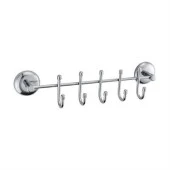 BUFFER® 5 Kancalı Dekoratif Askılık Mutfak Banyo Duvar Yüzeyi Askısı - 1