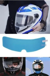 BUFFER® Buğu Önleyici Motosiklet Kaskı Vizörü Su Geçirmez Dayanıklı Çizik Koruma Lens Filmi - 9