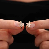 Deniz Yıldızı Altın Küpe thumbnail 1