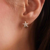 Deniz Yıldızı Altın Küpe thumbnail 3