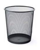 Mas Çöp Kovası Metal Tam Perforeli 10 LT Siyah 854 - 1