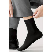 Premium Busines (5 Çift Kutusuz) Klasik Uzun Boy Mevsimlik Dikişsiz Erkek Bambu Soket Çorap - 4