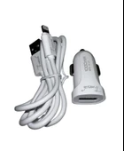 PDAteknoloji Lightning 1A Araç Şarj Cihazı DL-C17 - Beyaz thumbnail 1