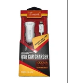 PDAteknoloji Lightning 1A Araç Şarj Cihazı DL-C17 - Beyaz thumbnail 4