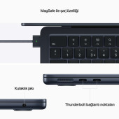 Apple MacBook Air M2 8 Cpu 8 Gpu 16 GB 512 GB SSD Macos 13.6" Fhd Taşınabilir Bilgisayar - 4