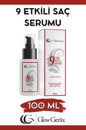 Glow Genix 9 Etkili Saç Bakım Serumu | Besleyici, Onarıcı, Yumuşatıcı, Elektriklenme Karşıtı | 100 ml - 2