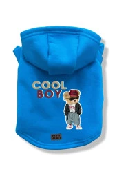 Köpek Kıyafeti Köpek Sweatshirt Hoodie Köpek Ürünleri Kedi Kıyafeti - Cool Boy - 1