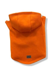 Köpek Kıyafeti Köpek Sweatshirt Hoodie Köpek Ürünleri Kedi Kıyafeti - Basic Turuncu - 1