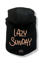 Köpek Kıyafeti Köpek Sweatshirt Hoodie Köpek Ürünleri Kedi Kıyafeti - Lazy Sunday - 1