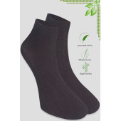 Erkek Patik Lacose Kabartma Desenli (5 ADET) Bambu Dikişsiz Parfümlü Kısa Çorap - 3