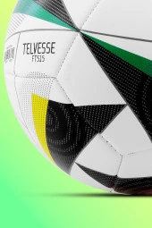 3lü SET Futbol Topu Tekmelikli 2024 Avrupa Pompalı Sert Zemin Halı Saha Futbol Topu No:5 FT515 thumbnail 8