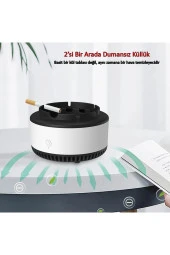 Beyaz Akıllı Küllük, Çok Fonksiyonlu Araba, Ev, Ofis Hava Temizleyici Küllük - 3