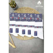 5 Adet Yazlık Penye Erkek Orta Uzun Çorap Parfümlü - 2