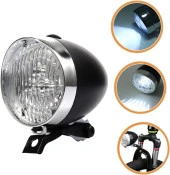 Forte Gt 2525 Bisiklet Ön Arka Retro Işık 4xAAA Pilli 360° Dönebilen Yüksek Güçlü Far - 5