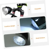 Forte Gt 2525 Bisiklet Ön Arka Retro Işık 4xAAA Pilli 360° Dönebilen Yüksek Güçlü Far - 6