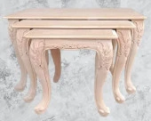 Zigon Sehpa 90364 Model HAM Aslan Ayak Lüks Oyma Klasik Kayın Kaplama El Yapım thumbnail 1