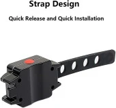 Forte Gt 6169 Bisiklet Arka Işık 3 Modlu 120 Lümen USB Şarjlı Güçlü Arka Stop - 4