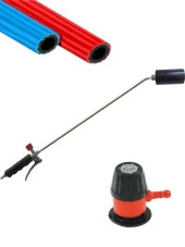 TETİKLİ PÜRMÜZ 75 CM + LPG DEDANTÖR +HAVA HORTUMU 8 MM 10METRE - 1
