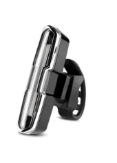 6017-Mavi Kırmızı Çakarlı Usb Şarjlı Bisiklet Stop Lambası - 1