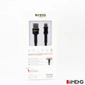 İmeng Samsung Galaxy S24 Ultra İle Uyumlu 3A Usba To Type-C Pro Braided Örgülü Data Ve Hızlı Şarj Kablosu Siyah - 7