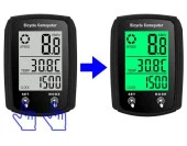FORTE GT 6146 Kablolu Kilometre Saati Bisiklet Hız Ölçer Km Saati Yol Bilgisayarı - 4