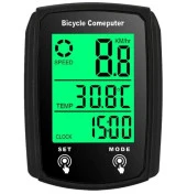 FORTE GT 6146 Kablolu Kilometre Saati Bisiklet Hız Ölçer Km Saati Yol Bilgisayarı - 5