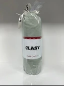 Clasy Ranforce Lastikli Çarşaf Seti Tek Kişilik Düz Kaktüs Yeşili - 1