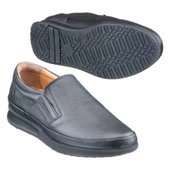 Siyah Baskılı Deri Erkek Ayakkabı thumbnail 2