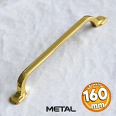 Zümre Kulp Mobilya Mutfak Dolabı Çekmece Dolap Kulpları Kulbu Kapak Kulpu 160 mm Gold Altın thumbnail 1