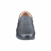 Siyah Baskılı Deri Erkek Ayakkabı thumbnail 4