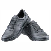 Siyah Dikiş Detaylı Bağcıklı Erkek Ayakkabı thumbnail 1