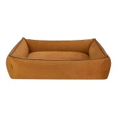 Pet Comfort Golf  Köpek Yatağı Hardal w Parliament Mavi Biye L 105x80cm thumbnail 3