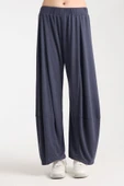 Premium Relax Pantolon, Yüksek Bel Lastikli Rahat Şalvar Pantolon - 5