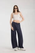 Premium Relax Pantolon, Yüksek Bel Lastikli Rahat Şalvar Pantolon - 1