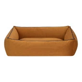 Pet Comfort Golf  Kedi ve Köpek Yatağı Hardal w Parliament Mavi Biye S 75x60cm thumbnail 1