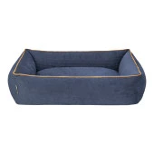 Pet Comfort Golf  Köpek Yatağı Parliament Mavi w Hardal Biye M 90x70cm thumbnail 3