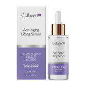 Collagen Forte Platinum Hyaluronik Asit Serum 30ml, Yaşlanma Karşıtı, Kolajen Içerikli, Vitamin B5, Vitamin C - 1