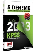 2023 KPSS Genel Kültür Genel Yetenek Tamamı Çözümlü Son Çıkış 5 Deneme Sınavı Yargı Yayınları - 1
