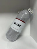 Clasy Ranforce Lastikli Çarşaf Seti Tek Kişilik Düz Gri flz1 - 2