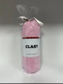 Clasy Ranforce Lastikli Çarşaf Seti Tek Kişilik Düz Pembe - 1
