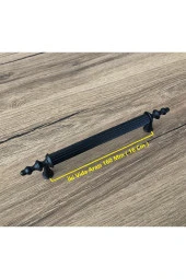 Zend Mat Siyah Mobilya Dolap Mutfak Çekmece Kulpu 160 Mm 5 Adet thumbnail 2