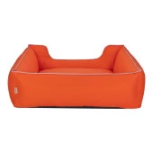 Pet Comfort Alpha  Köpek Yatağı Turuncu w Beyaz Biye L 105x85cm thumbnail 3
